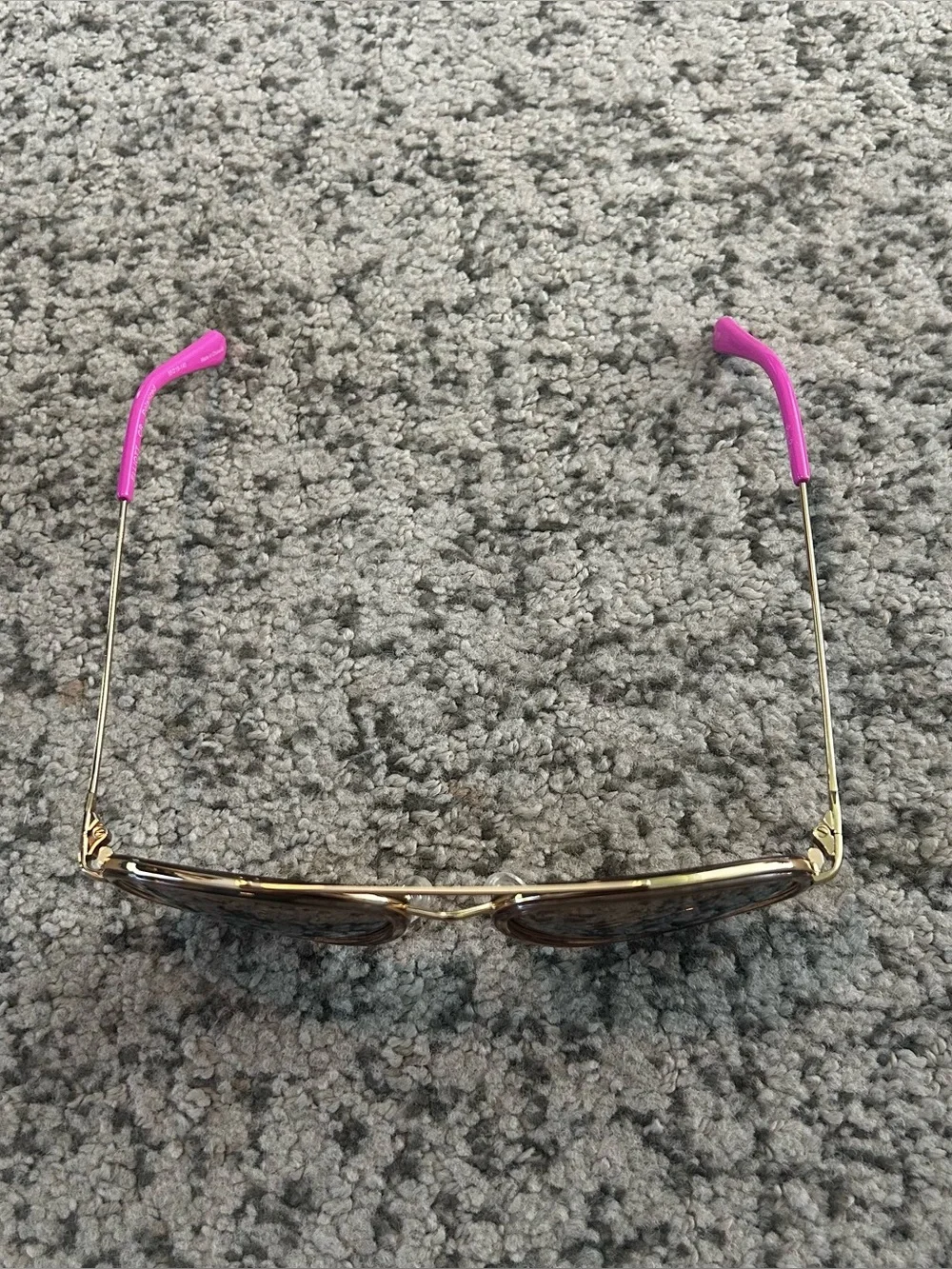 Lilly Pulitzer Pink & Gold Elliot Sunglasses